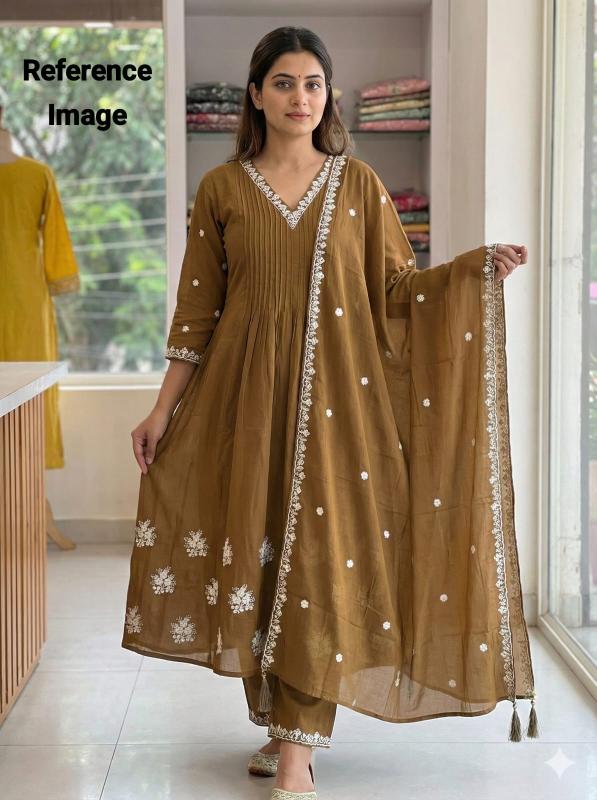 Krunique anarkali 3pcs wholesale digital printed kurti